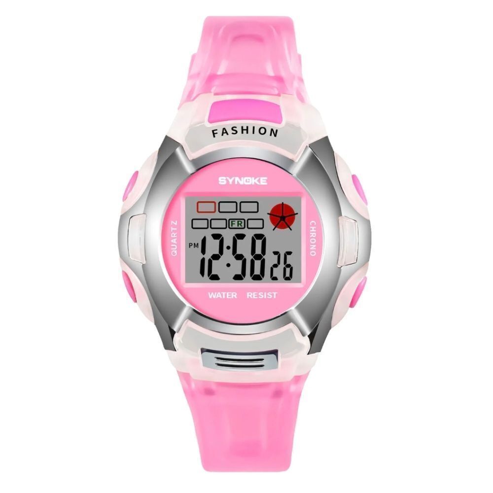 Waterproof Kids Sports Boys Girls Student LED Digital Watch Alarm Stopwatch Gift